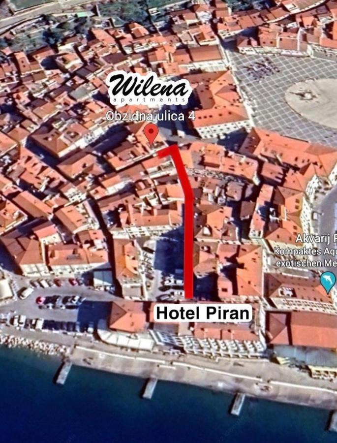 Wilena Apartments Piran Exteriör bild